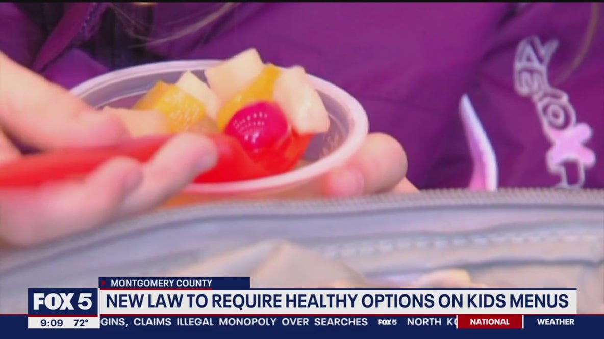 New healthy meal and drink requirements go into effect at Montgomery County restaurants Sept. 15